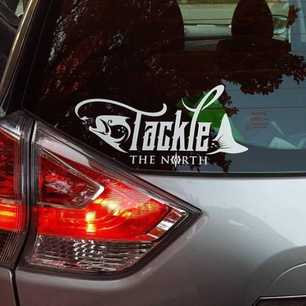 Tackle The North Window Vinyls; Window Stickers; Window Decals