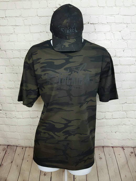 Mens Black Camo Tee